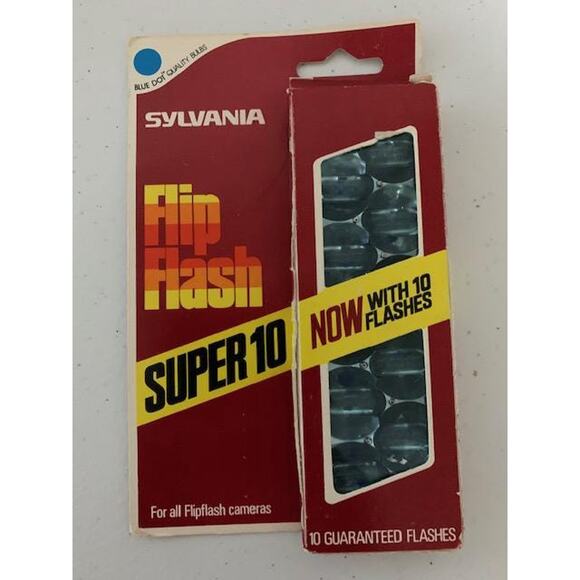 Sylvania Blue Dot Super 10 Bar for Flip Flash Cameras - Picture 1 of 2